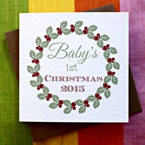 Baby's First Christmas from Leopard Print Cards